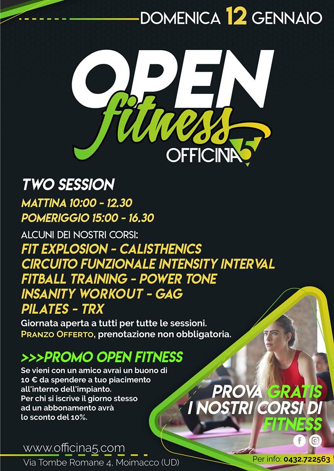 Open fitness day Officina5